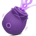 Rose Toy Sucking Vibrator - Purple
