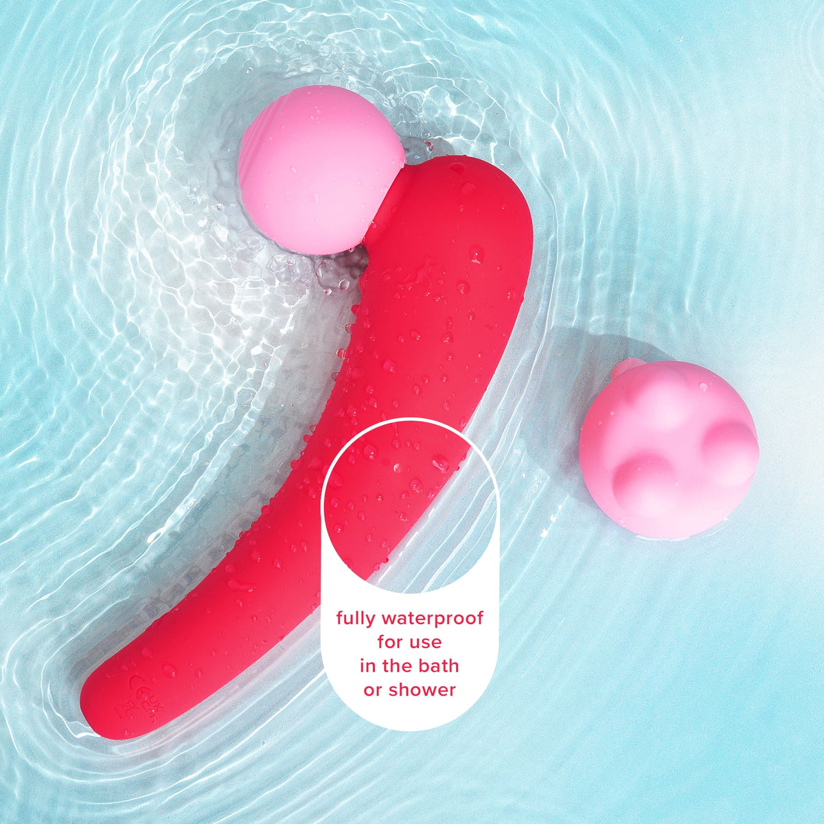 MEGA Wand Waterproof Powerful Head Vibrator - 15 Vibration Patterns
