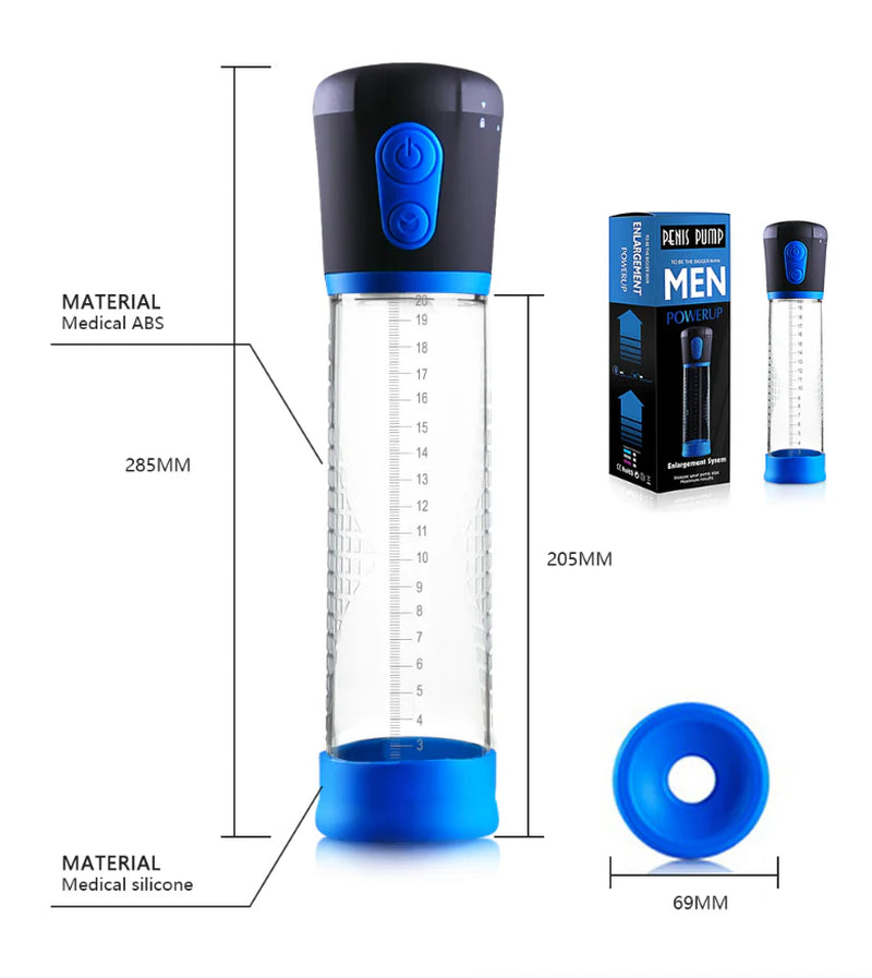 Vacuum Penis Pump (Male Enhancement & Erectile Enlargement)