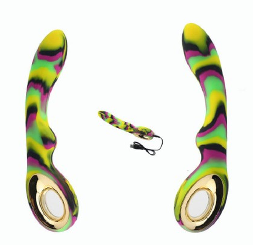 Whale Camouflage Vibrator USB Charging Silicone Rod