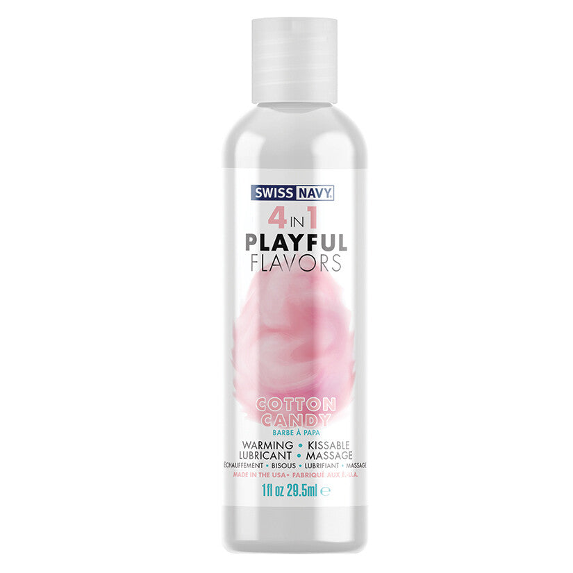 Swiss Navy 4 in 1 Flavored Warming Kissable Water Based Massage Lubricant