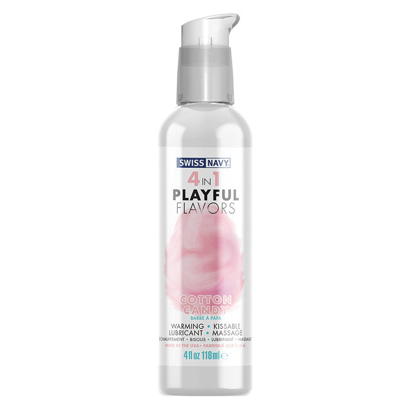 Swiss Navy 4 in 1 Flavored Warming Kissable Water Based Massage Lubricant