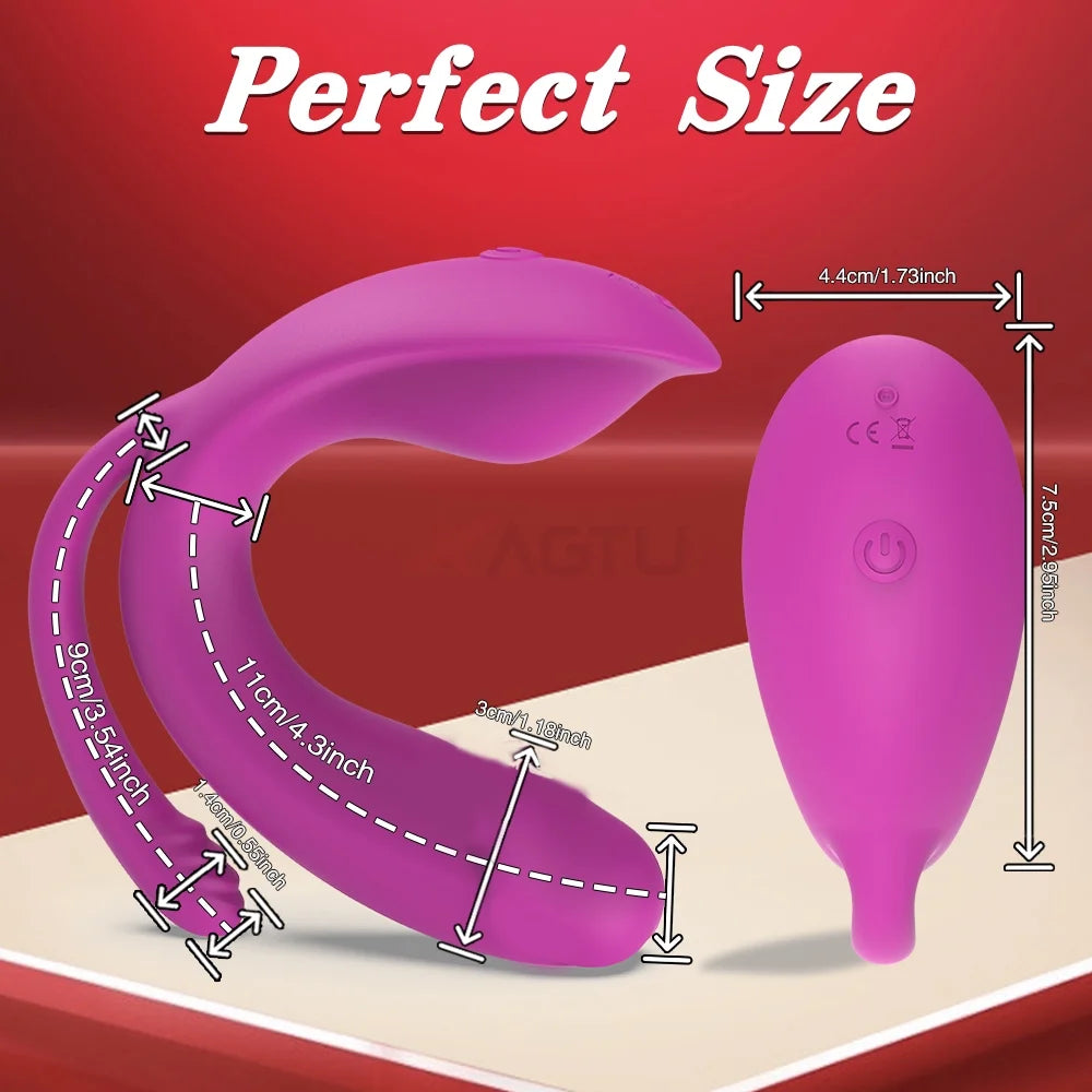 Remote Control Wearable Panty G Spot Vibrator with APP 
