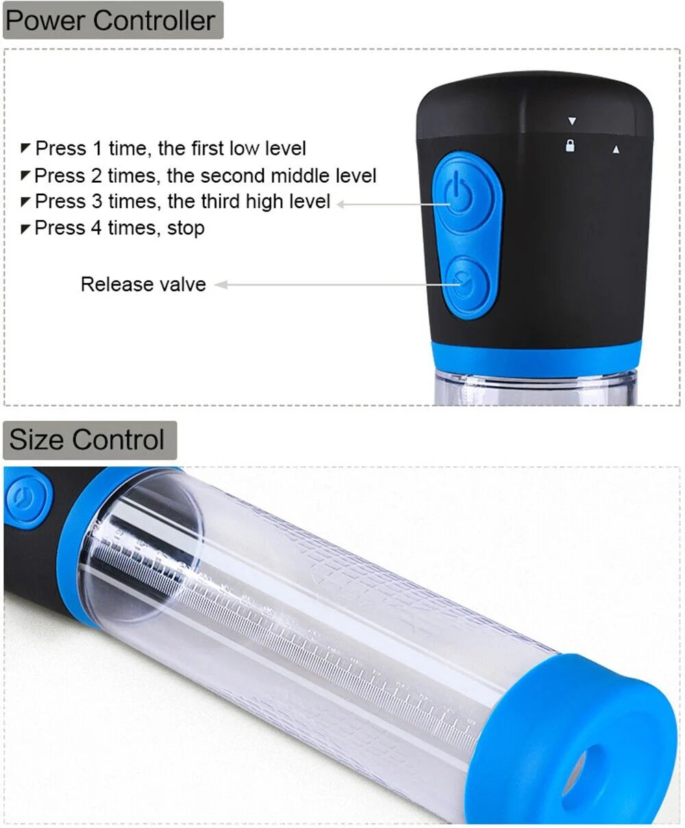 Vacuum Penis Pump (Male Enhancement & Erectile Enlargement)