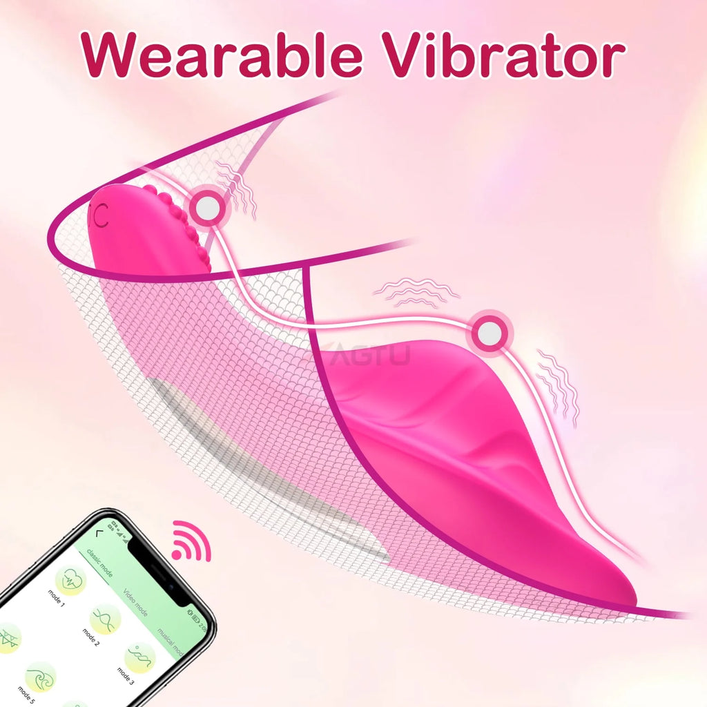 Remote Control Panty Vibrator with App (9 Vibrations)