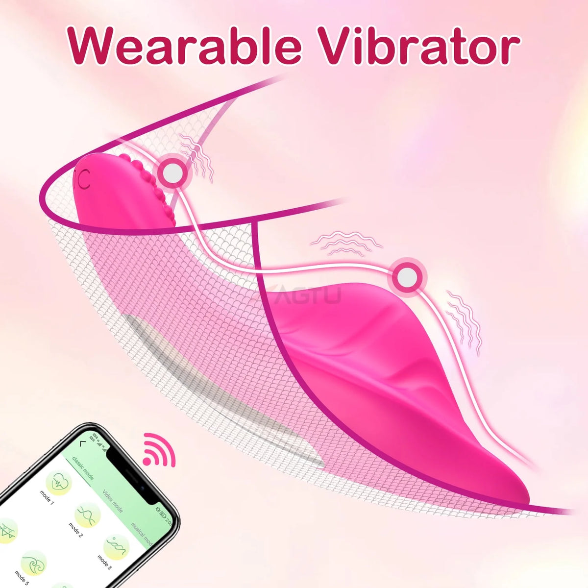 Remote Control Panty Vibrator with App (9 Vibrations)