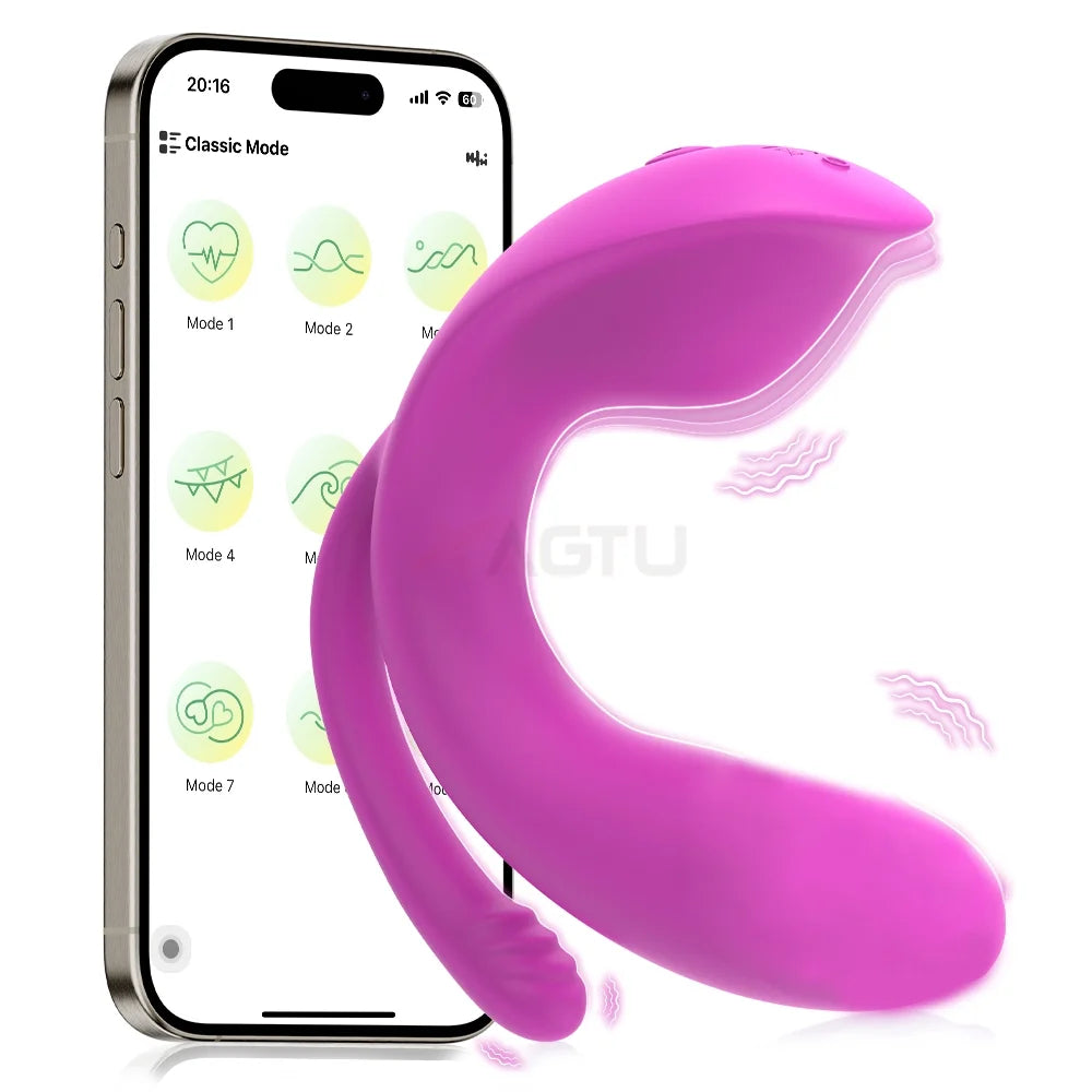 Remote Control Wearable Panty G Spot Vibrator with APP 