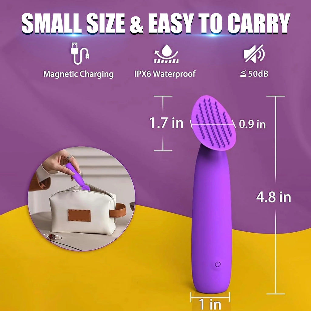 Mini Waterproof Vibrator Wand (10 Vibration Modes)
