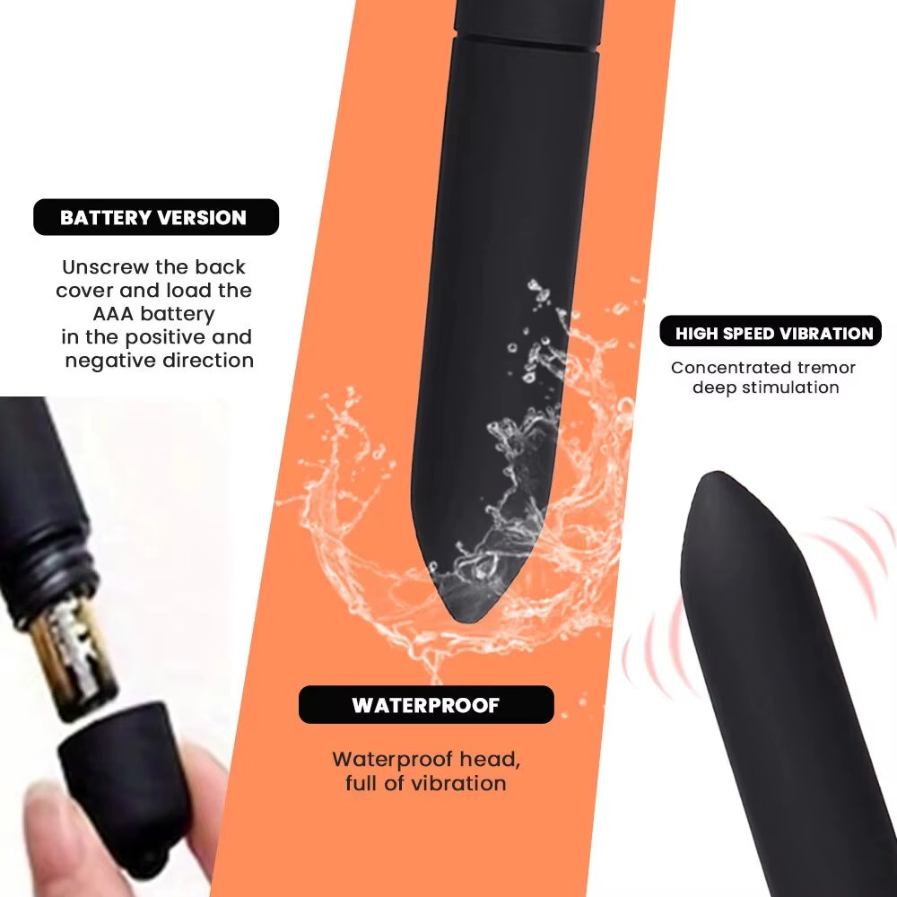 Mini Bullet Vibrator - Single Frequency (Without Battery)