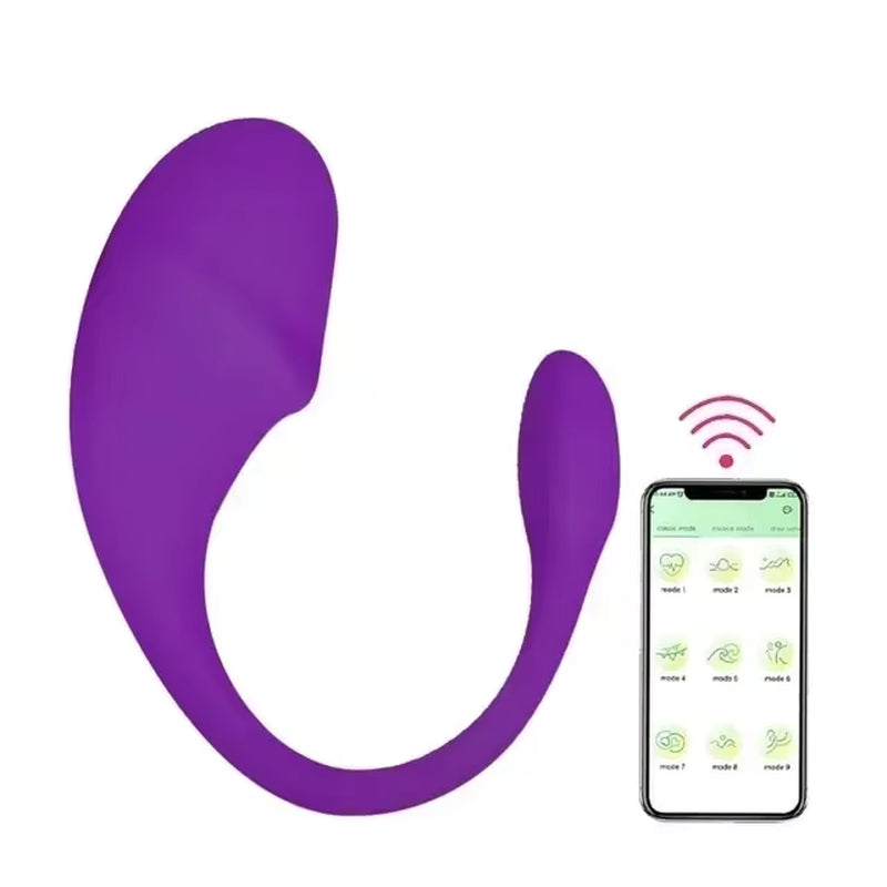 Wireless Bluetooth APP Remote Control G Spot Massager Vibrator for Women and Lovers 